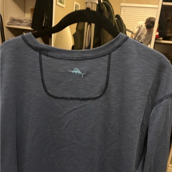 tommy bahama relax shirt Longsleeve Blue large Comfy Longsleeve - Picture 7 of 12